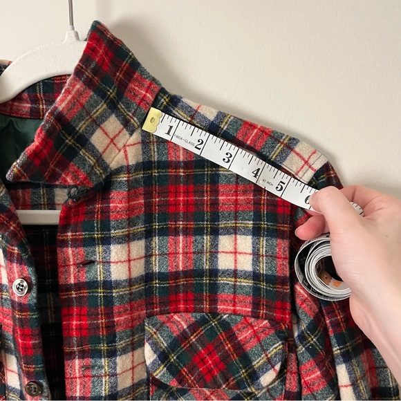 Pendleton Woolen Mills 100% wool plaid shirt size M - Stewart dress tartan - Picture 11 of 11
